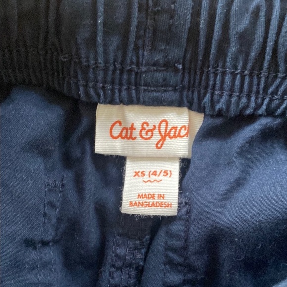 Cat & Jack Blue Elastic Waist Shorts - Picture 3 of 3